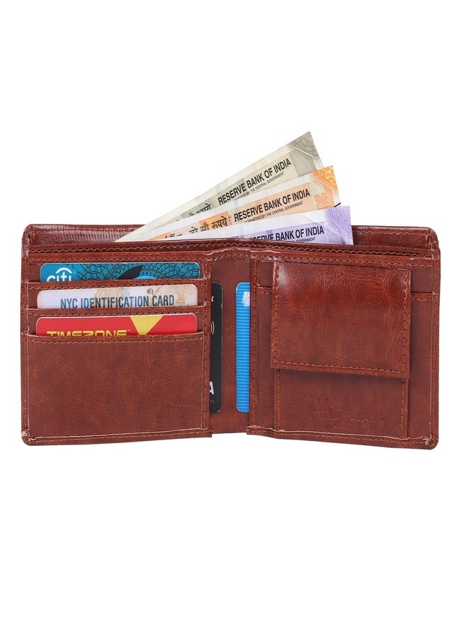 Highlark Premium & Exclusive PU Leather Wallet for Men I Slim & Compact Wallet I 7 Card Slots I 2 Currency Slots | 1 Coins Slots (D.Brown) - Image 3